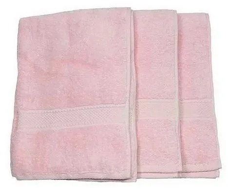 Serviette de toilette 50x100cm rose