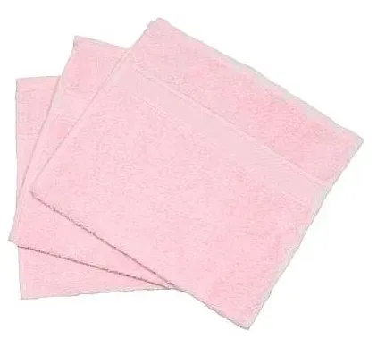Serviette invité 30x50cm rose