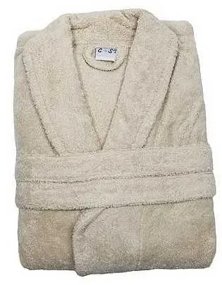 Peignoir de bain col châle adulte ficelle