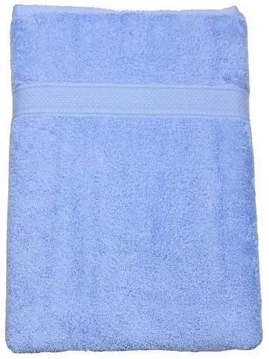 Drap de bain bleu 100x150cm