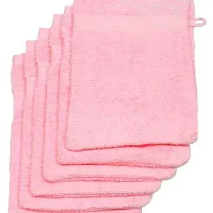 Gant de toilette rose 16 x 21 cm 500g