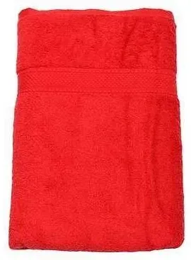 Drap de douche rouge 70x140cm