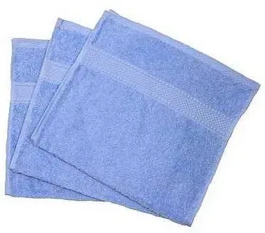 Serviette invité 30x50cm bleu